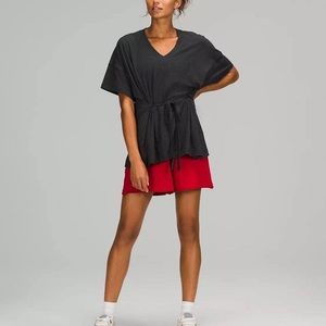 Lululemon side tie V-neck tee